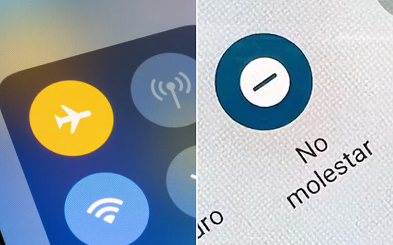 Modo avión vs “No molestar,” cómo se diferencian y cuándo usar cada uno