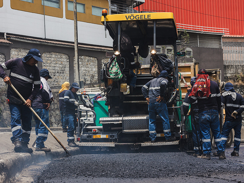 Municipio de Guayaquil inicia el año con más de 90 frentes de trabajo en toda la ciudad