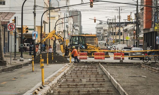 Con un 90% de avance, la calle García Moreno forma parte de los 15 kilómetros de vías que el Municipio está reparando en el centro