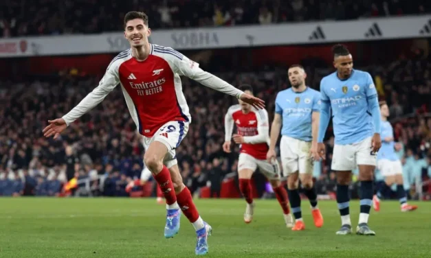 Arsenal no tuvo piedad y goleó 5-1 al City en la Premier