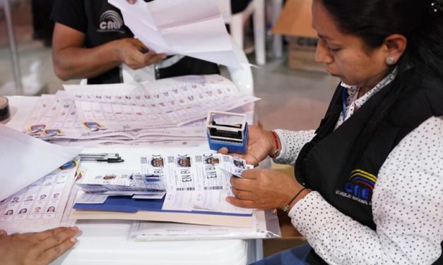 CNE escrutó el 100% de las actas