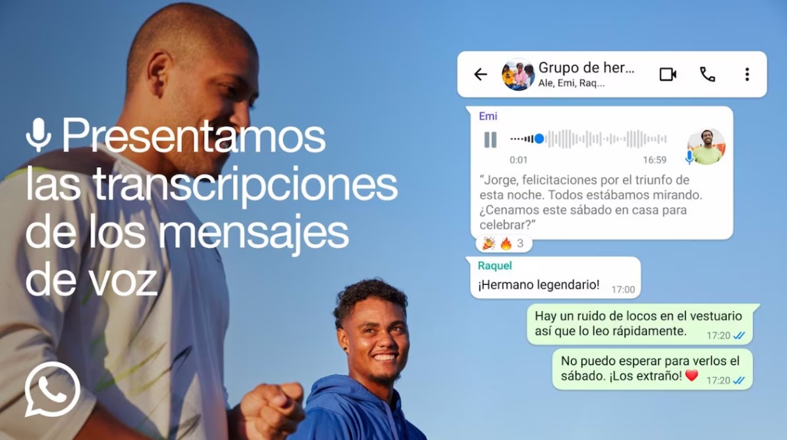 Así puedes transcribir las notas de voz de WhatsApp