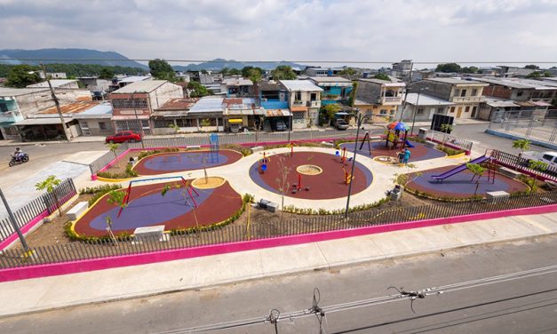 Dirección de Obras Públicas construye parque en el Suburbio y los moradores lo bautizan “Esperanza Renovada”