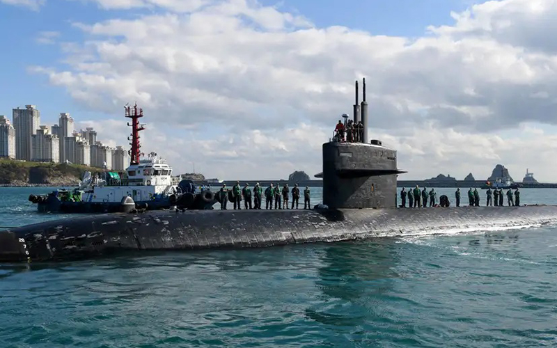 Pyongyang rechaza visita de submarino EE.UU. a Corea del Sur