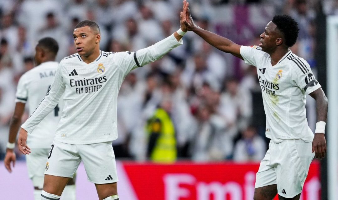 Real Madrid venció en el Bernabéu (2-1) al Rayo Vallecano y se afianza en la cima de la Liga española