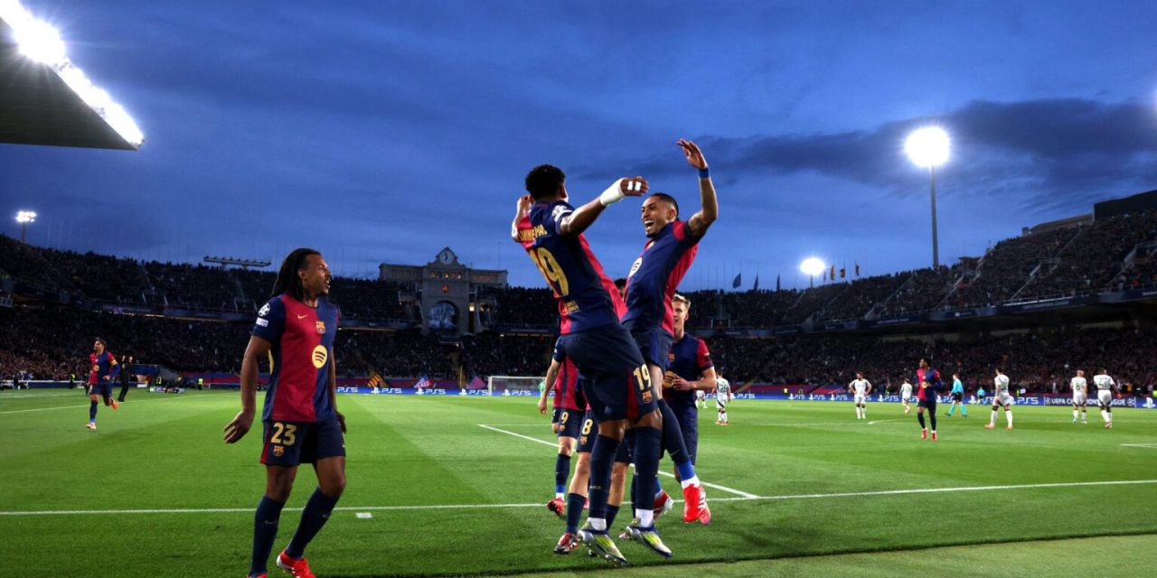 Barça ganó con doblete de Raphinha y un GOLAZO de YAMAL