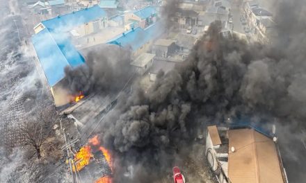 Corea del Sur lucha contra los peores incendios en el país