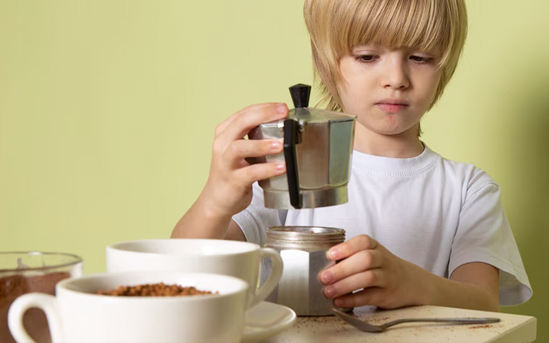 ¿Los niños pueden tomar café?