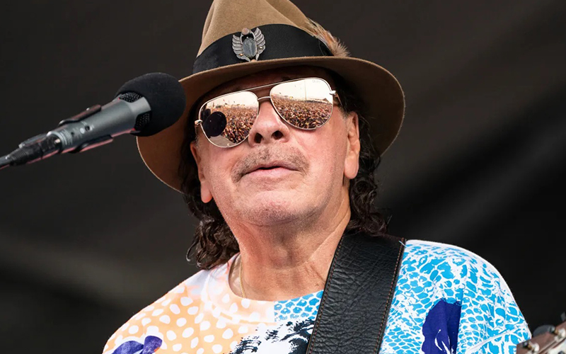 Carlos Santana fue hospitalizado de emergencia antes de dar un concierto