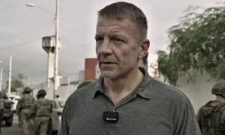 Ana Galarza pide información sobre el rol del mercenario Erik Prince en Ecuador