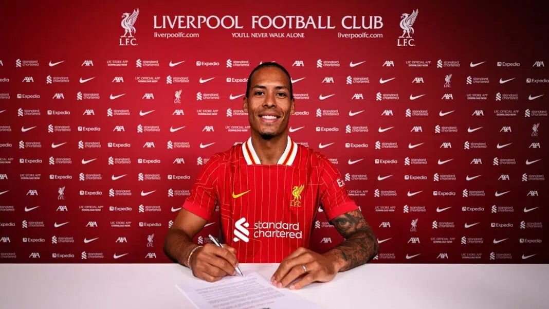 OFICIAL: Van Dijk renovó con el Liverpool