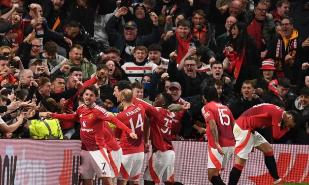 Épica remontada del United en la prórroga para avanzar a semis de Europa League
