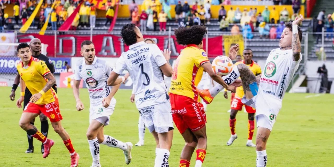 Aucas venció a Mushuc Runa y escala posiciones en la LigaPro