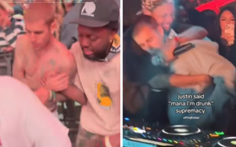 Justin Bieber lució muy deteriorado en Coachella