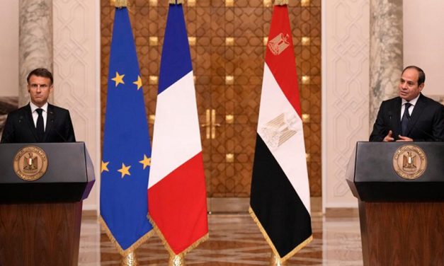 Macron y Al Sisi se reúnen antes de cumbre sobre Gaza