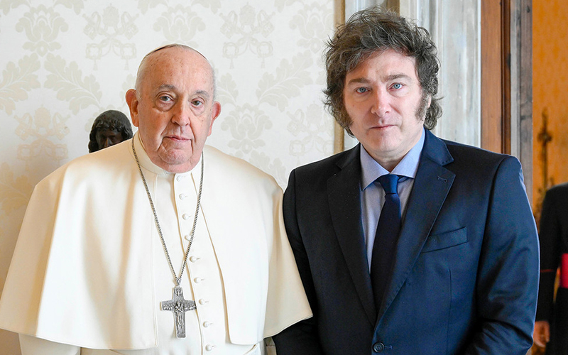 Milei lamenta la muerte del papa Francisco “a pesar de diferencias”