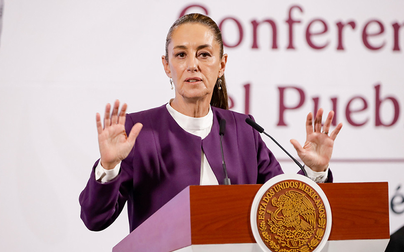 Sheinbaum le revira a Trump: “Si no hay agua, ¿cómo la entregas?”