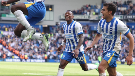 Brighton de Pervis Estupiñán venció al West Ham sobre la hora