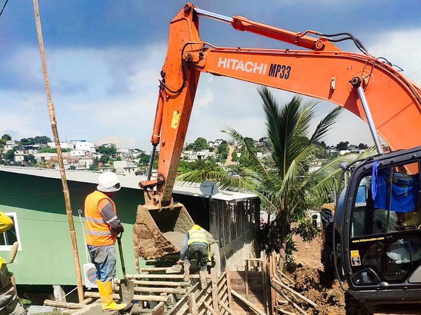 Tiwintza y Nueva Guayaquil tendrán calles pavimentadas, aceras nuevas y sistema de alcantarillado moderno