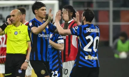 Copa de Italia: El Inter de Milán empató con el AC Milán en la ida de las semifinales.
