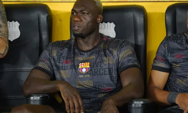 Felipe Caicedo seguirá siendo baja en Barcelona SC para enfrentar a Macará