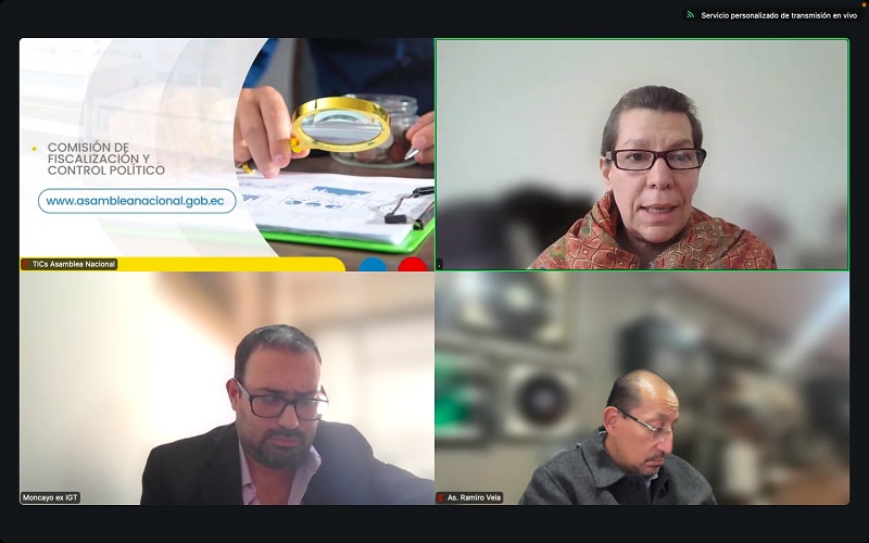 Fiscalización inició actuación de prueba testimonial en el trámite de solicitud de juicio político contra la exsuperintendenta de Economía Popular