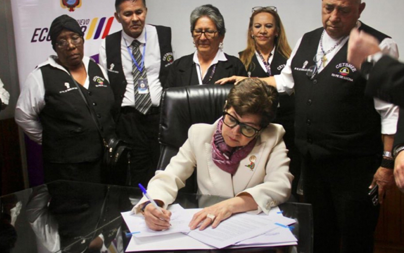 Ivonne Núñez renuncia al Ministerio de Trabajo y anuncia su retorno a la Corte de Justicia de Guayas