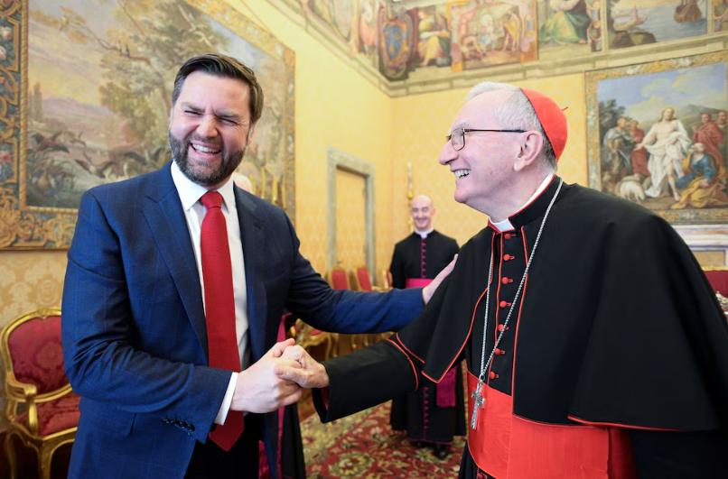 JD Vance se reunió con el secretario de Estado del Vaticano: no tiene previsto un encuentro con el papa Francisco