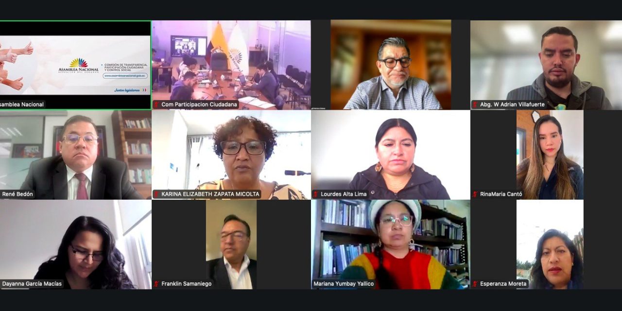 Comisión de Participación Ciudadana continúa proceso de fiscalización de derrame de petróleo en Esmeraldas