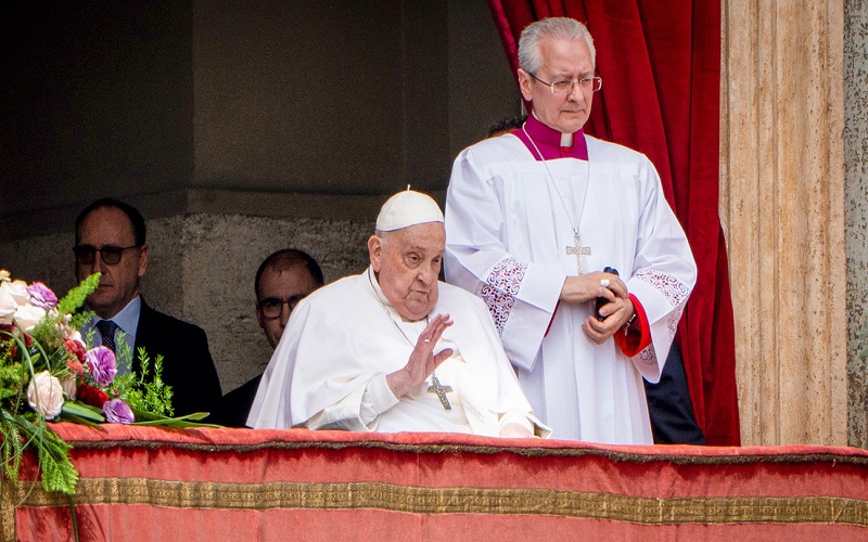 Así fue la última aparición pública del papa Francisco