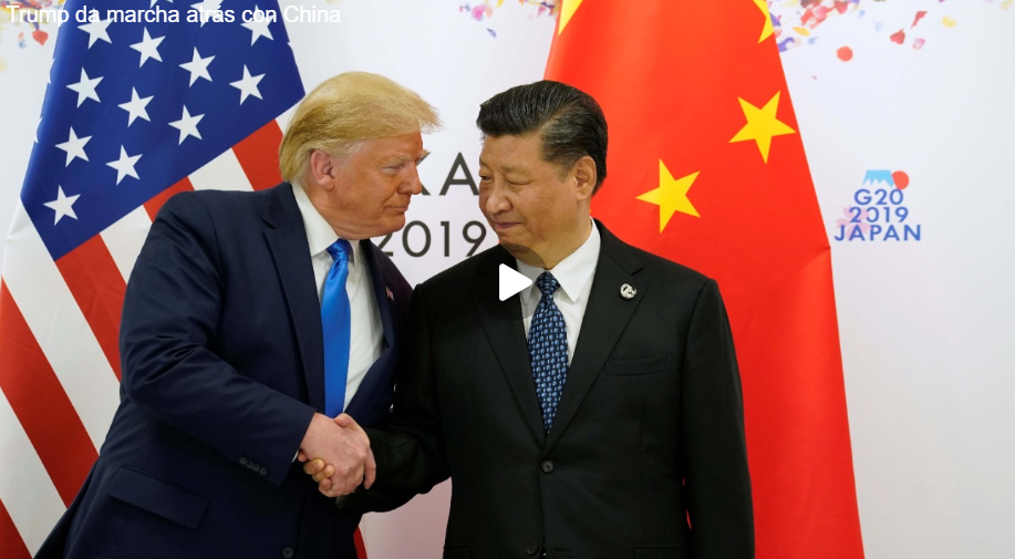 Trump da marcha atrás con China y dice que reducirá los aranceles sustancialmente
