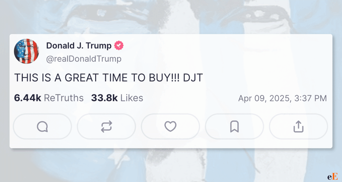 Trump recomendó comprar acciones antes de cancelar el grueso de los aranceles y los analistas especulan si quiso manipular el mercado