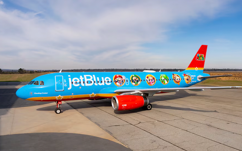 Conoce el avión al estilo Super Mario Bros que puede estar aterrizando cerca a tu ciudad