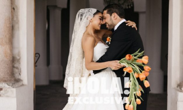 Difunden primeras imágenes de la boda de Ale Capetillo en México