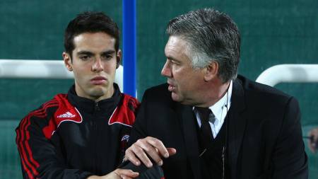 Carlo Ancelotti quiere como dupla a Kaká en el banquillo de la canarinha