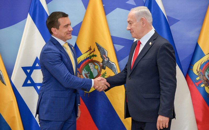 Benjamín Netanyahu y Daniel Noboa afianzan lazos entre Ecuador e Israel
