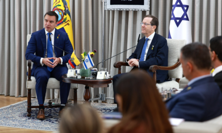 Ecuador e Israel ratifican el fortalecimiento de sus relaciones bilaterales 
