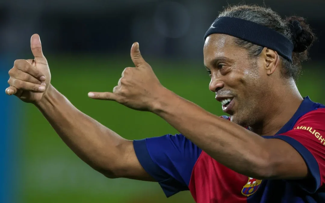 MAGIA INTACTA: Ronaldinho y una gambeta que se volvió viral a sus 45 años
