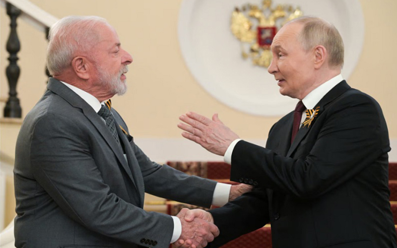 Putin se reúne con Lula da Silva tras el Desfile de la Victoria