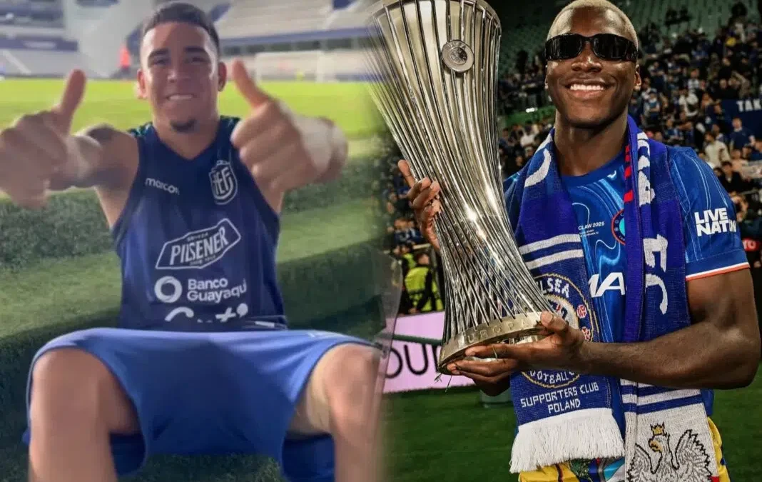 Jugadores de La Tricolor felicitaron a Moisés Caicedo