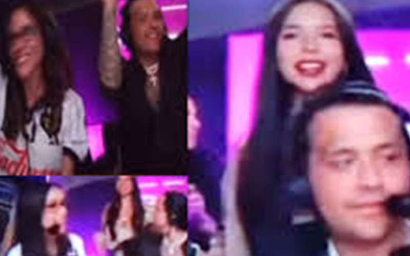 Escena de celos de Ángela Aguilar a Nodal por estar con otra mujer