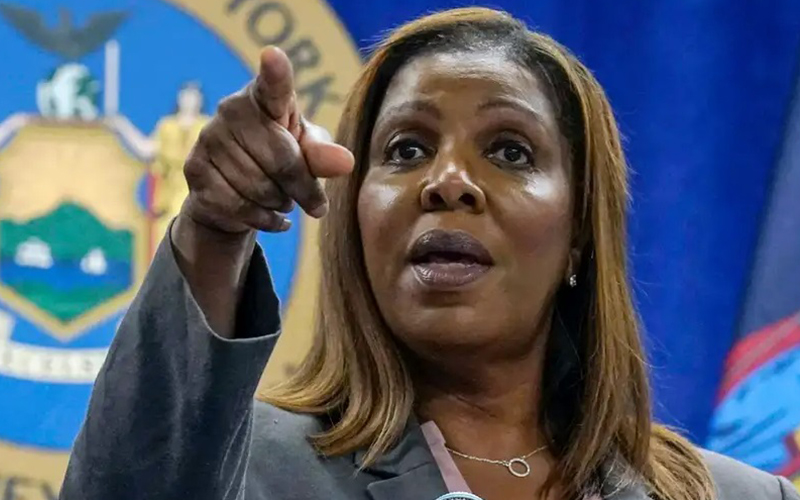 Justicia de EE.UU. investiga a fiscal general de Nueva York