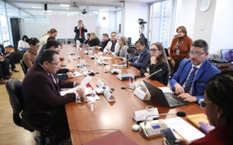 Contralor General del Estado detalló varios tópicos sobre su informe anual de labores 2024 en la Comisión de Garantías Constitucionales