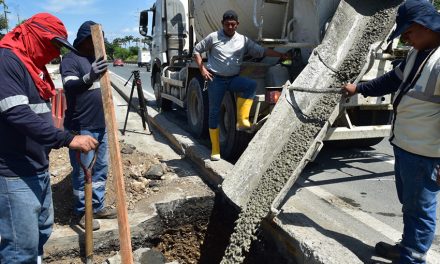 Retorno de Vía a la Costa fue construido con hormigón