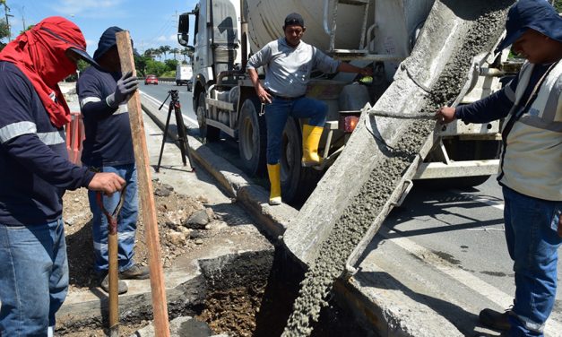 Retorno de Vía a la Costa fue construido con hormigón