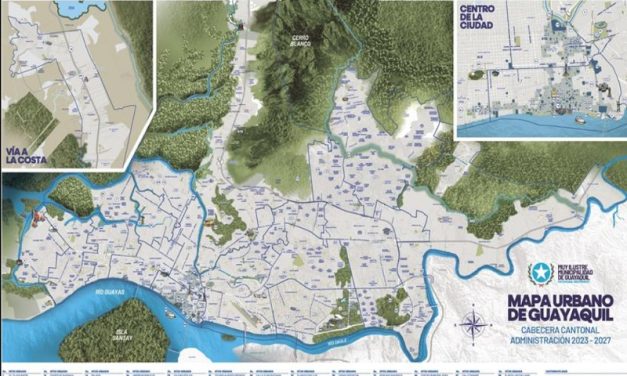 El Municipio de Guayaquil lanza un mapa moderno y detallado