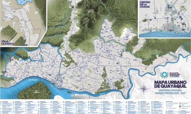 El Municipio de Guayaquil lanza un mapa moderno y detallado