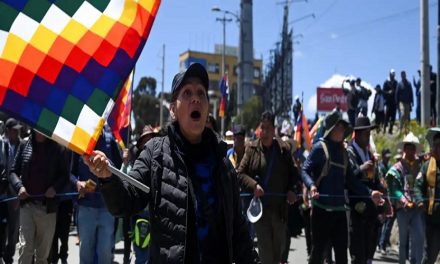 Afines a Evo Morales marchan para exigir su inscripción