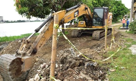 Municipio inició la construcción de un nuevo parque lineal junto al río Guayas