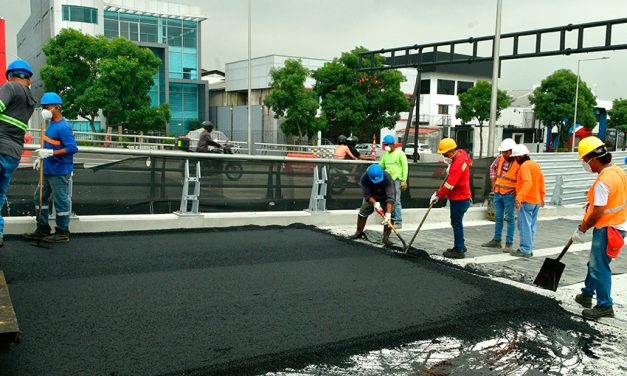 Segundo paso elevado en Av. de Las Américas será habilitado a finales de mayo